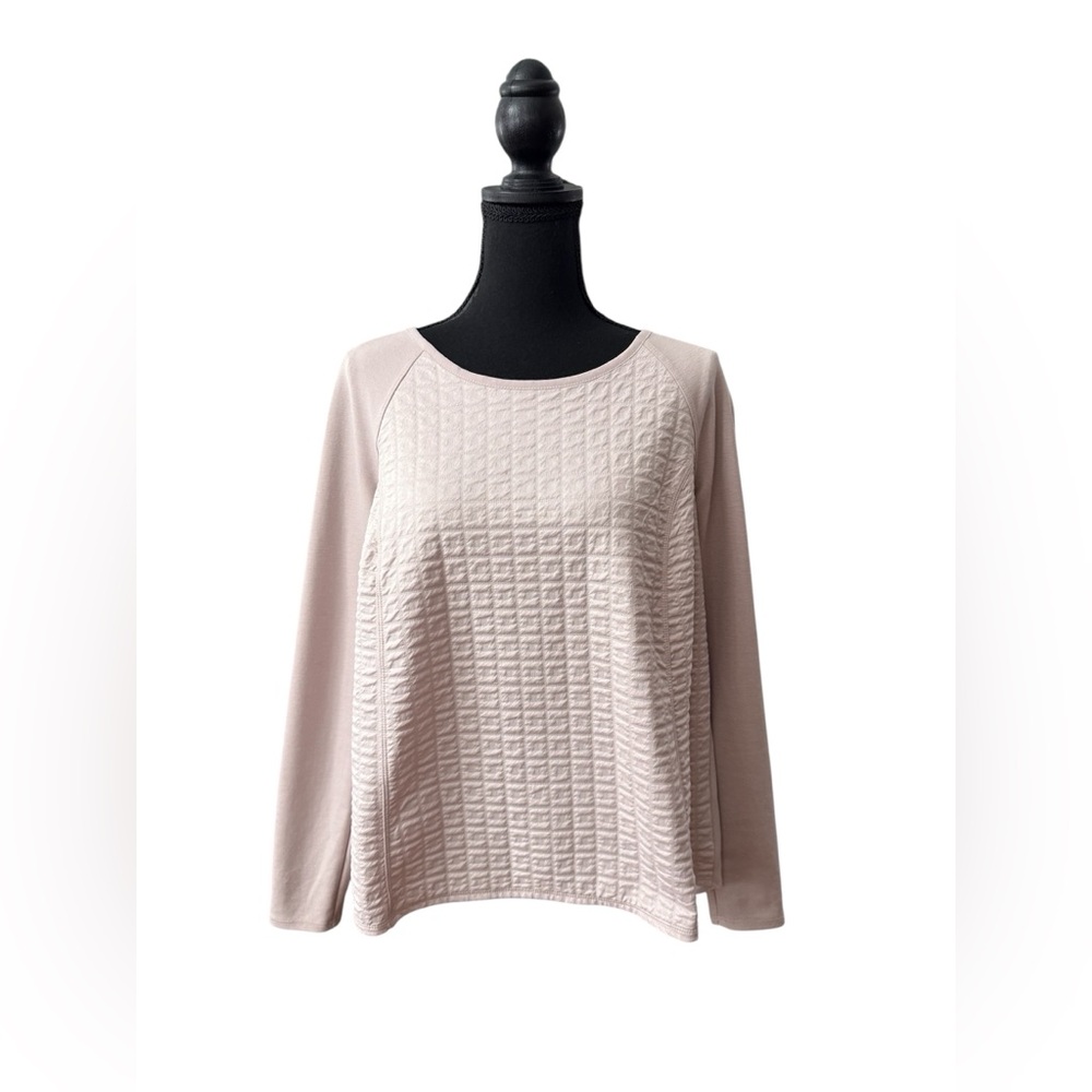 Simply Vera Vera Wang Blush Pink Textured Sweater